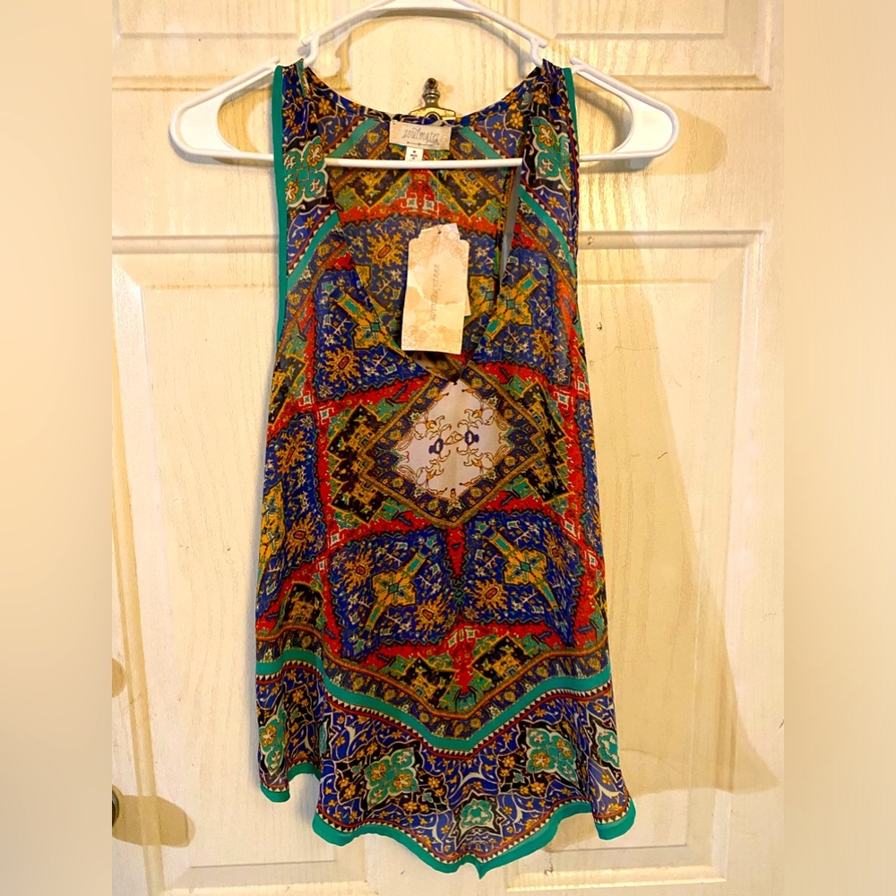 Soulmates women’s tank top, size medium, new with tags